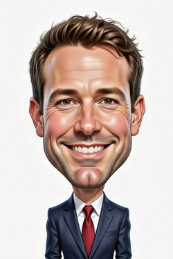 Caricature de Ben Affleck