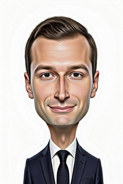 Caricature de Jordan Bardella