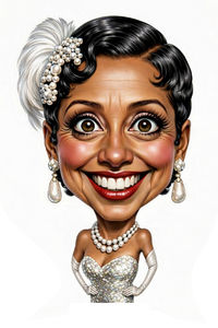 Caricature de Joséphine Baker
