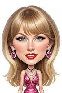 Caricature de Taylor Swift