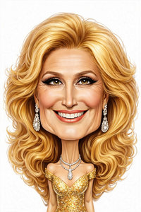 Caricature de Dalida 