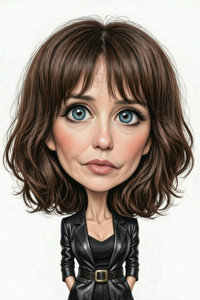 Caricature de Isabelle Adjani