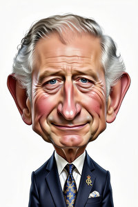 Caricature de Charles III 