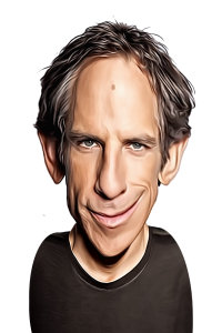 Caricature de Ben Stiller