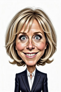 Caricature de Brigitte Macron