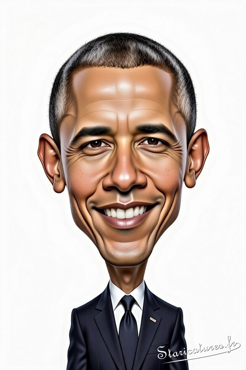Caricature de Barack Obama