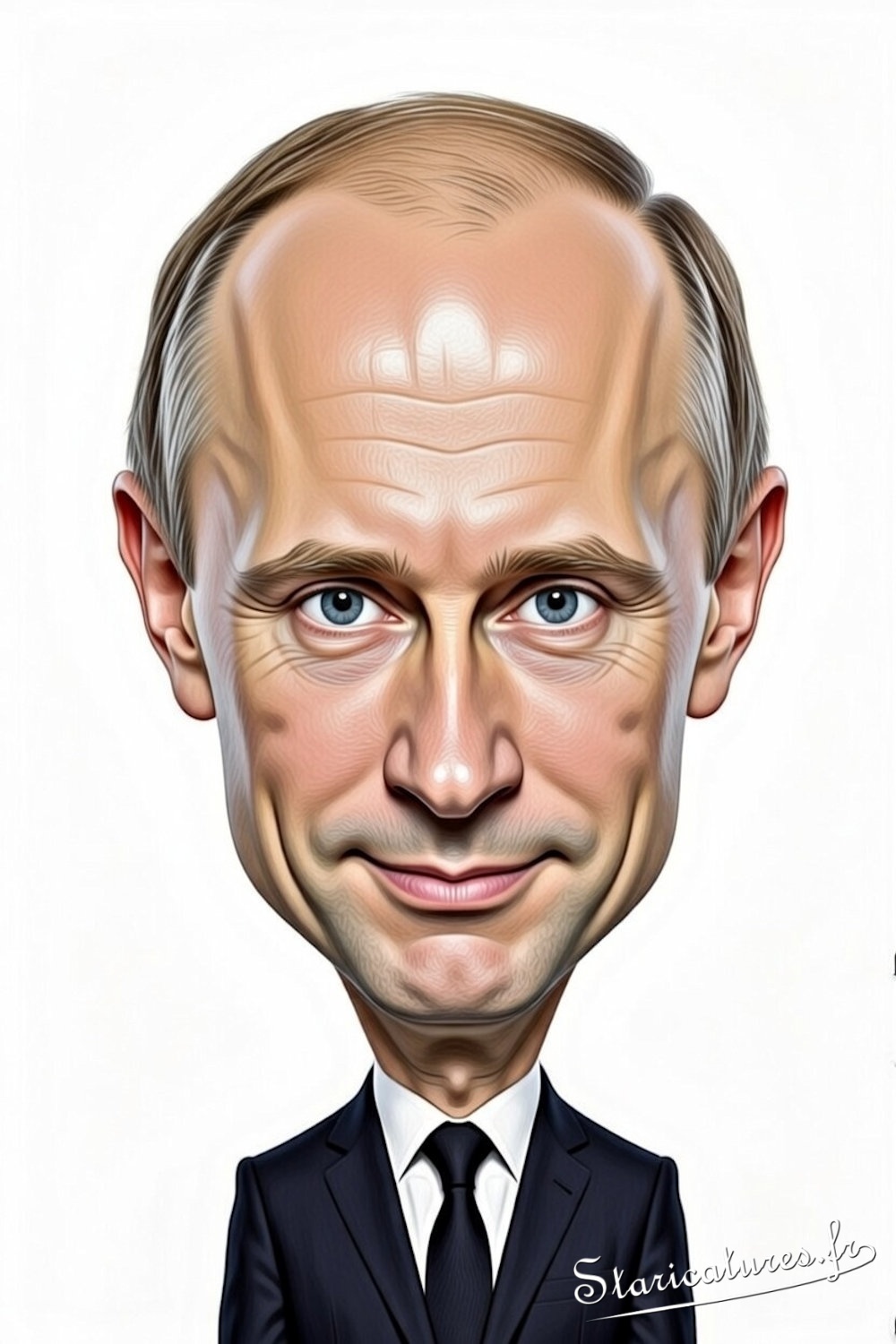 Caricature de Vladimir Poutine