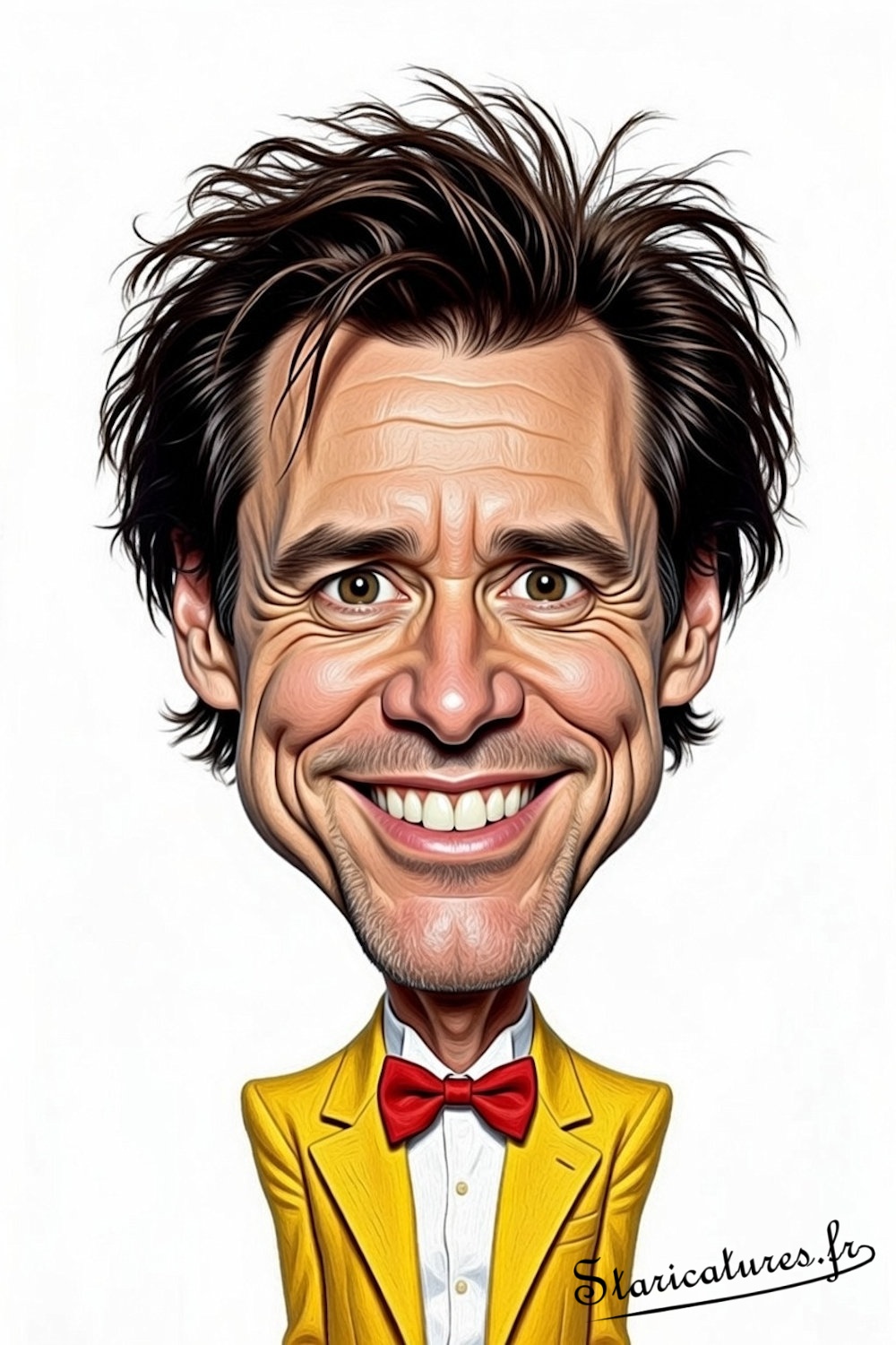 Caricature de Jim Carrey