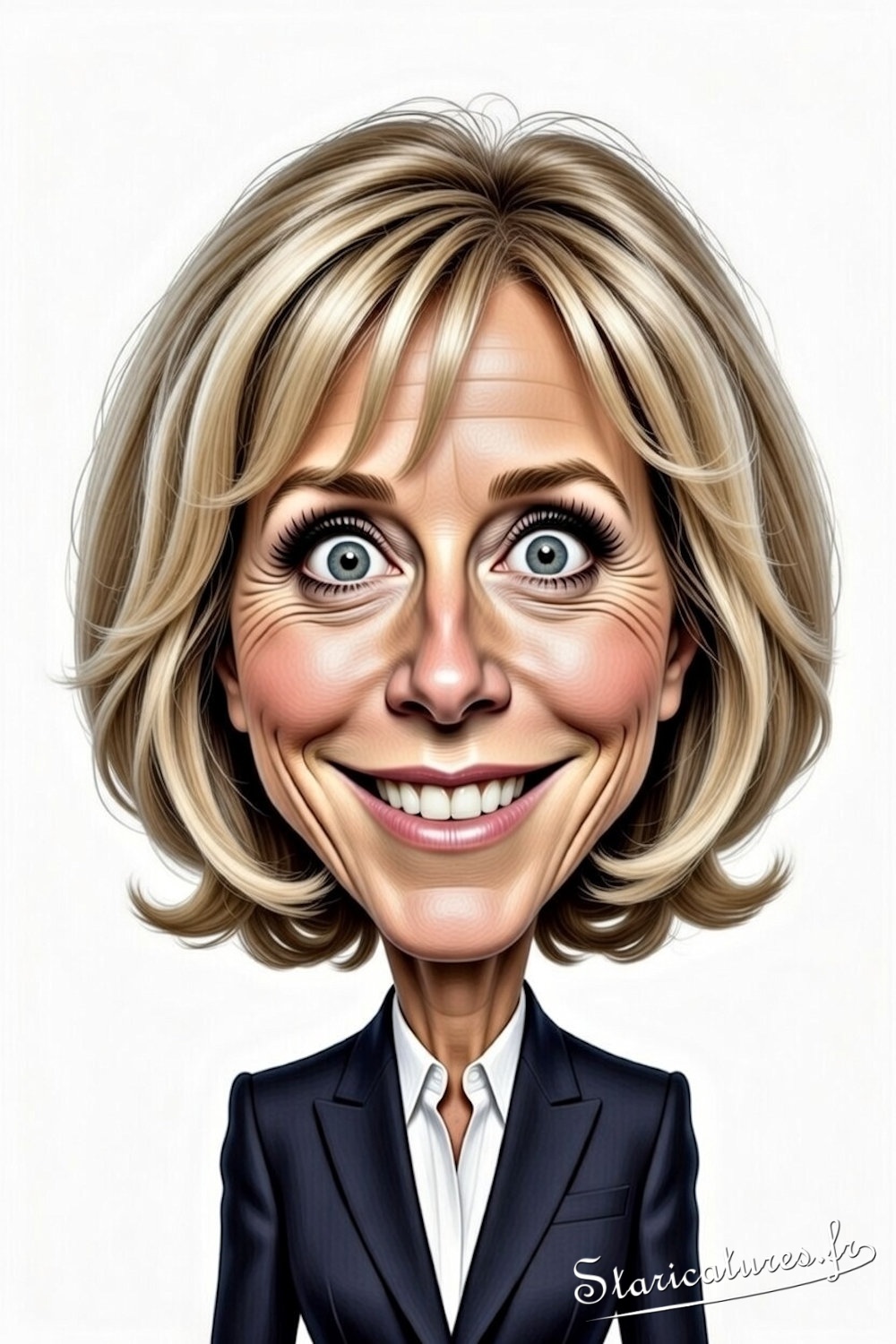 Caricature de Brigitte Macron