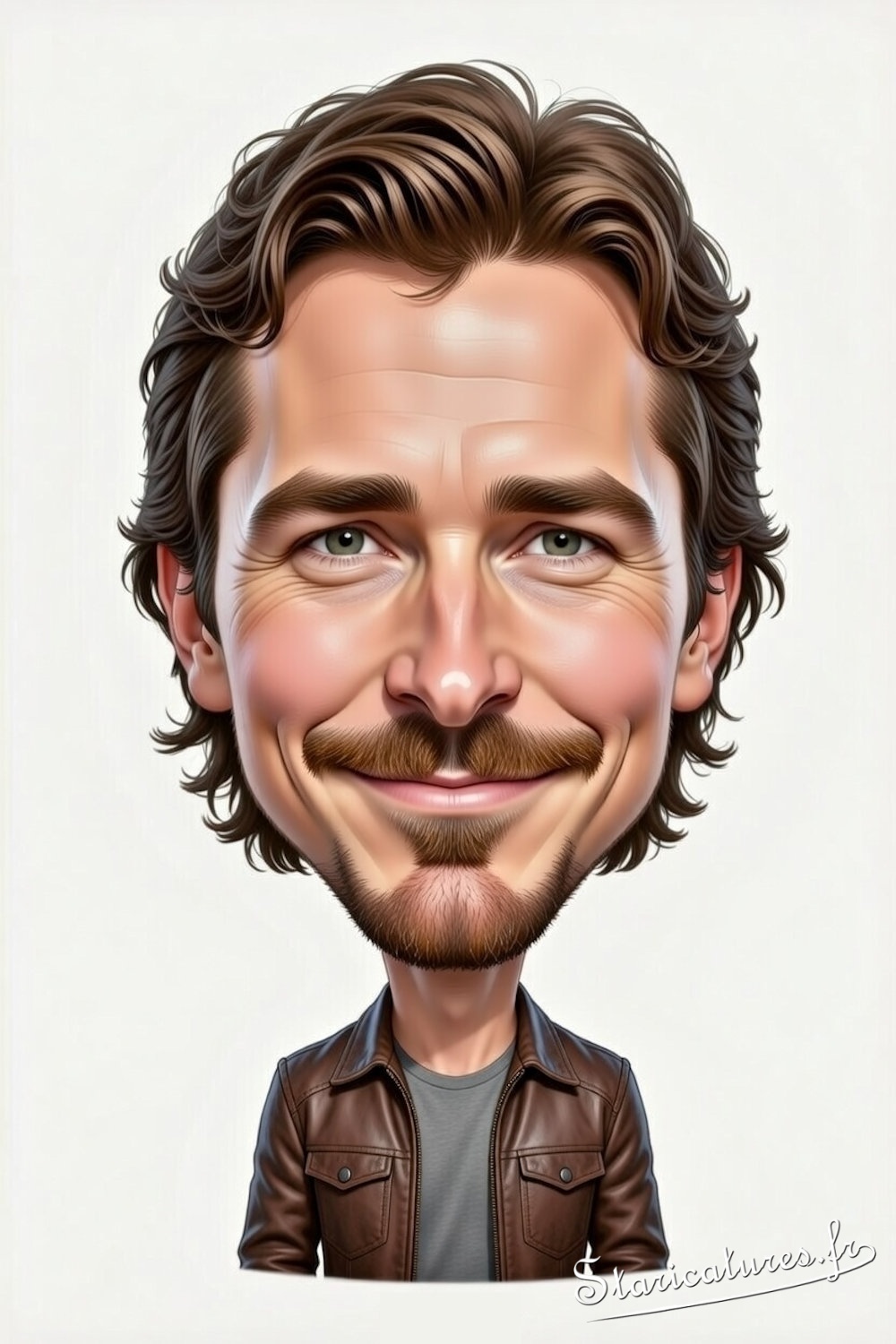 Caricature de Christian Bale