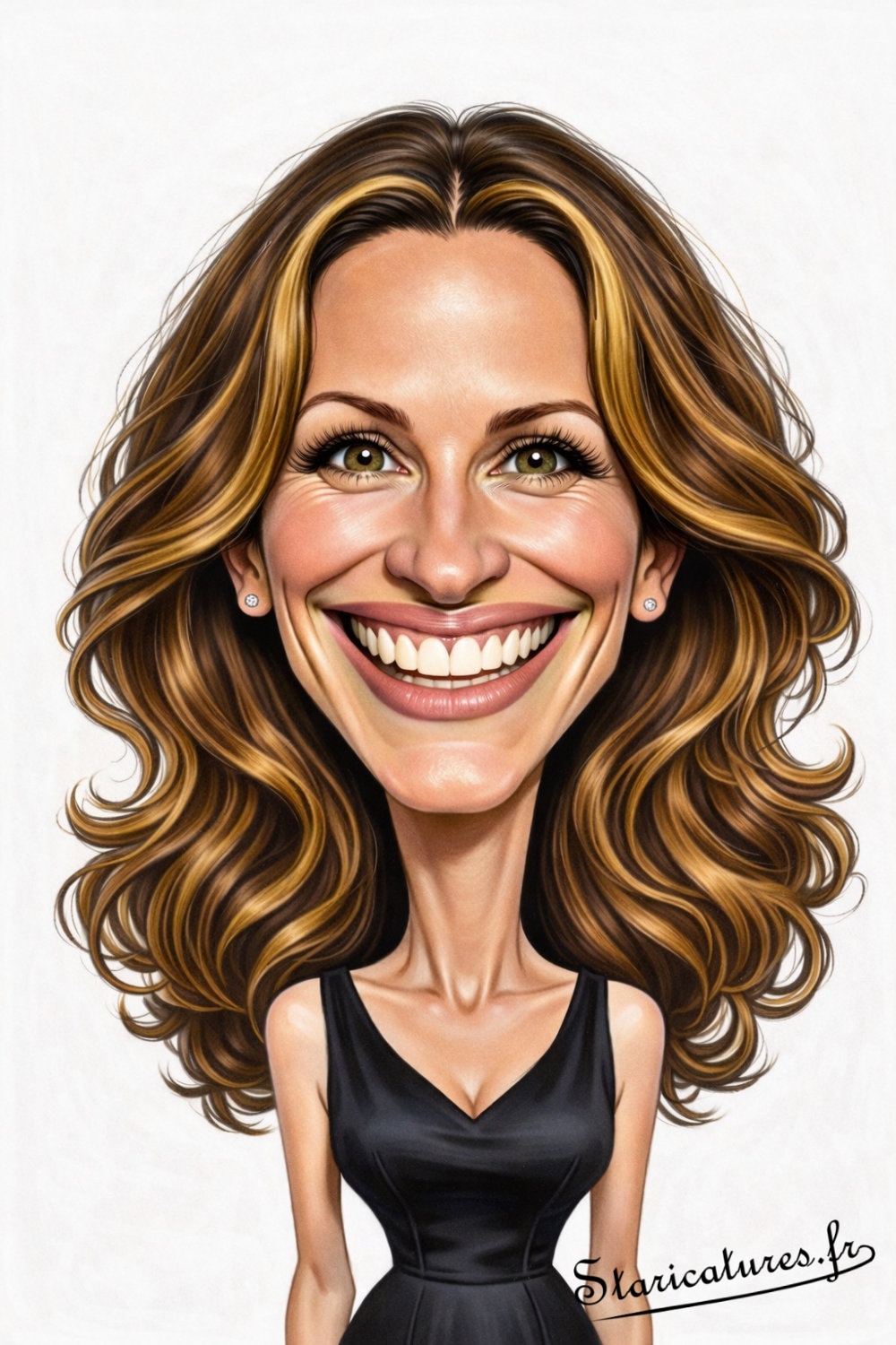 Caricature de Julia Roberts