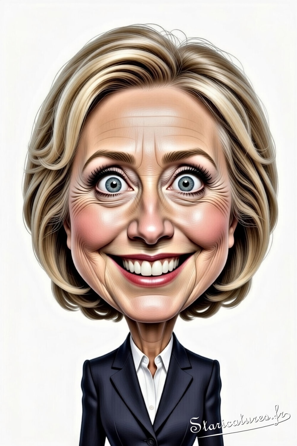 Caricature de Hillary Clinton