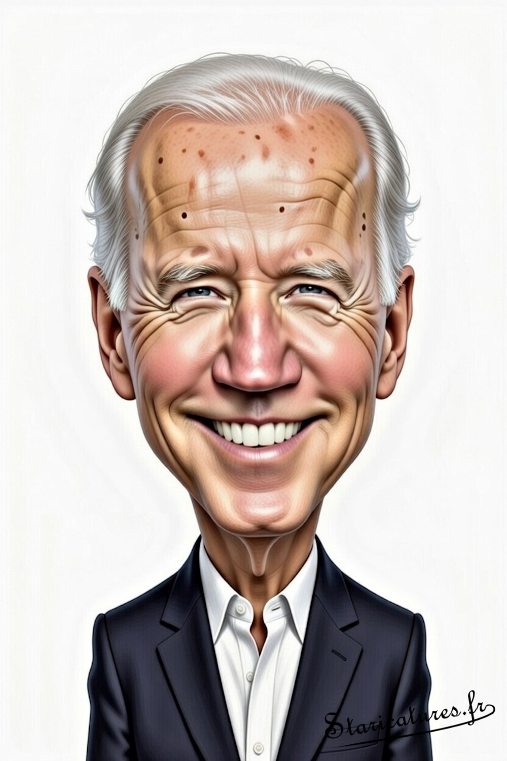 Caricature de Joe Biden