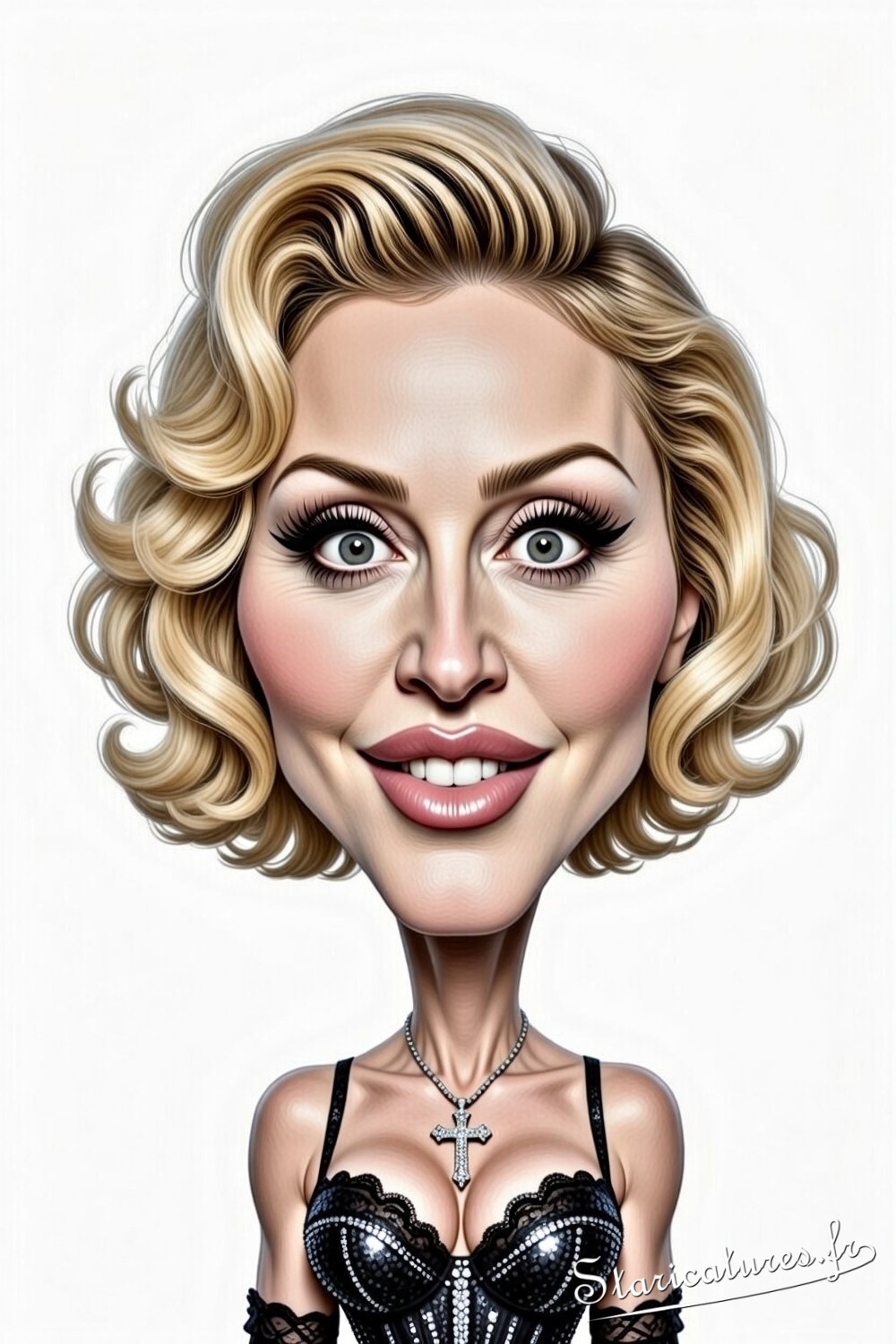 Caricature de  Madonna