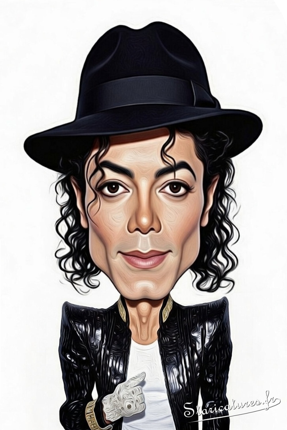 Caricature de Michael Jackson