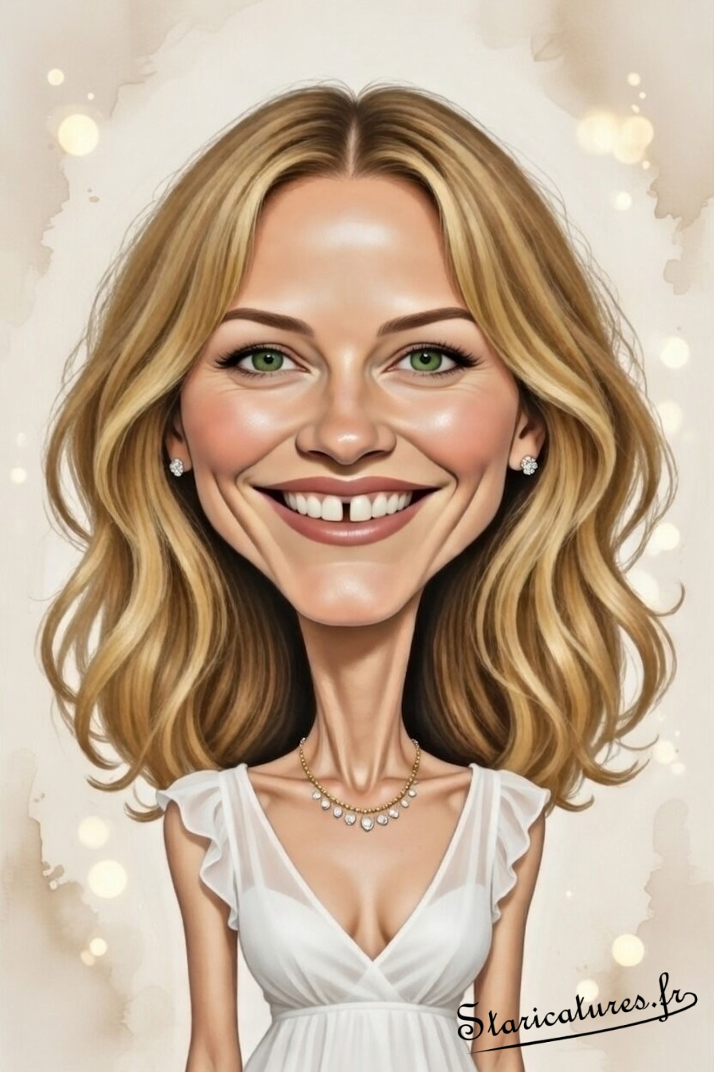Caricature de Vanessa Paradis