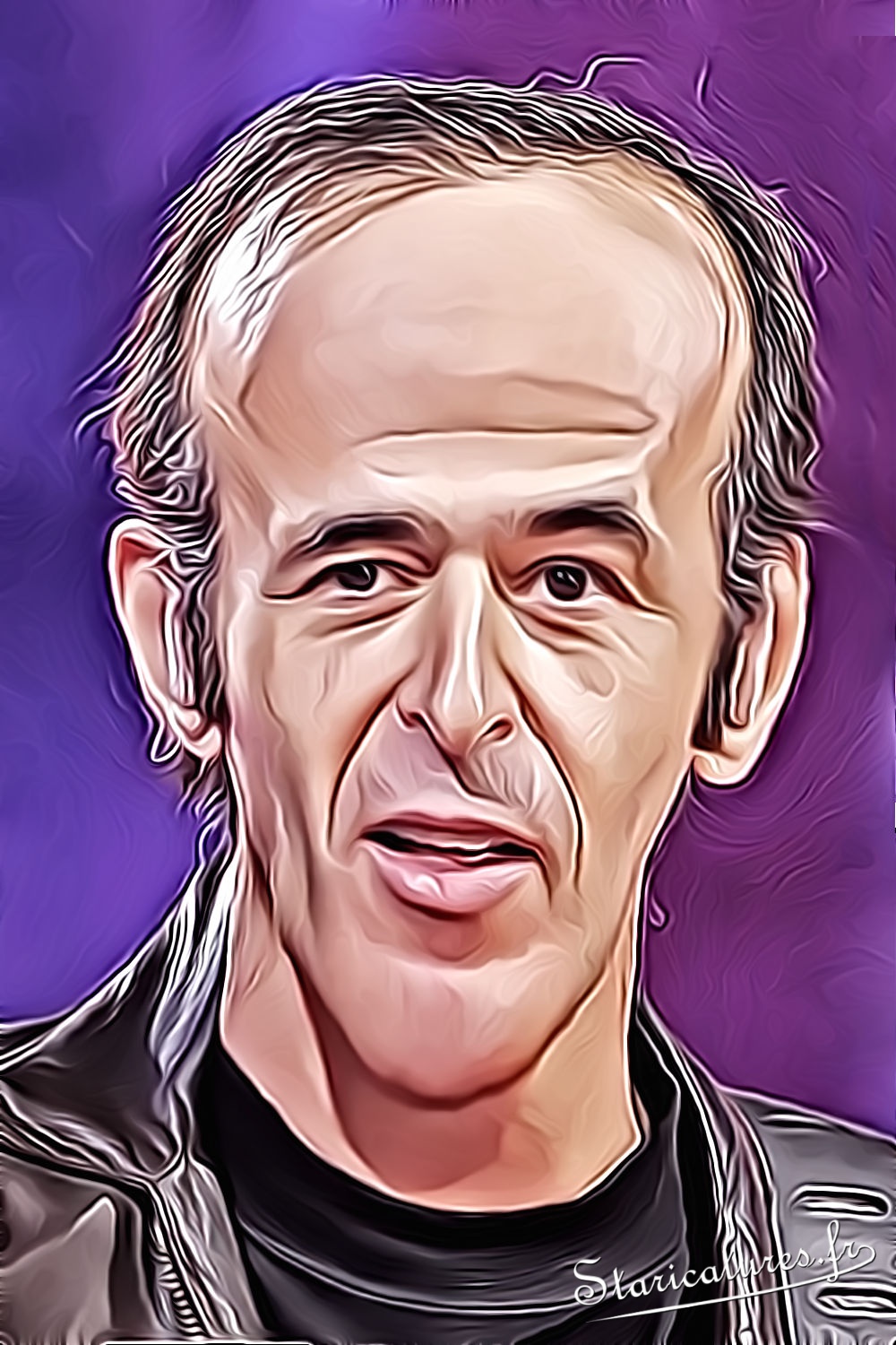 Caricature de Jean-Jacques Goldman