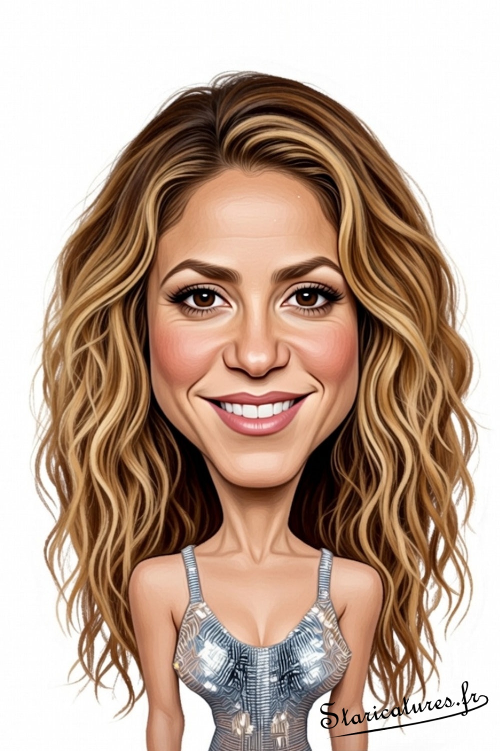 Caricature de  Shakira