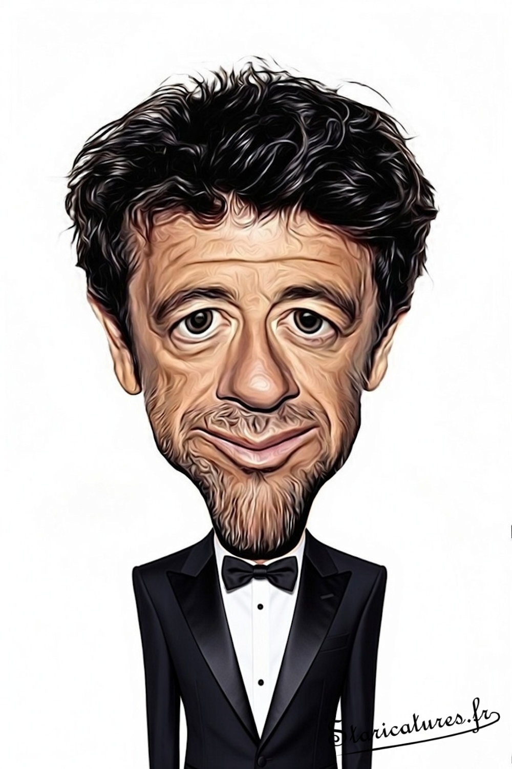 Caricature de Patrick Bruel