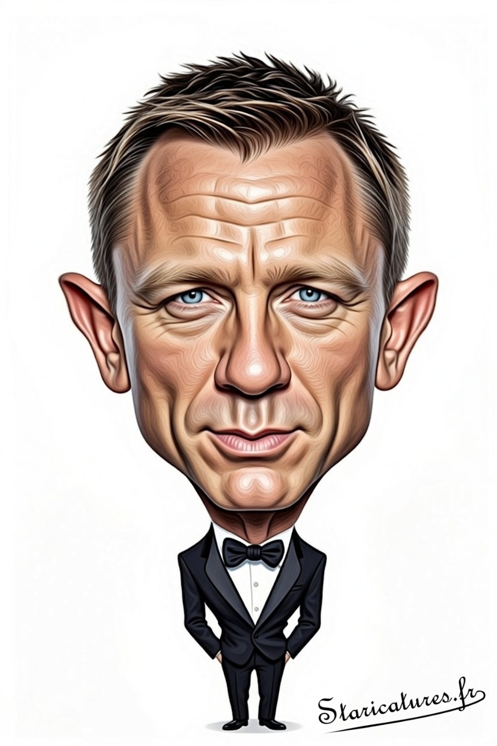 Caricature de Daniel Craig