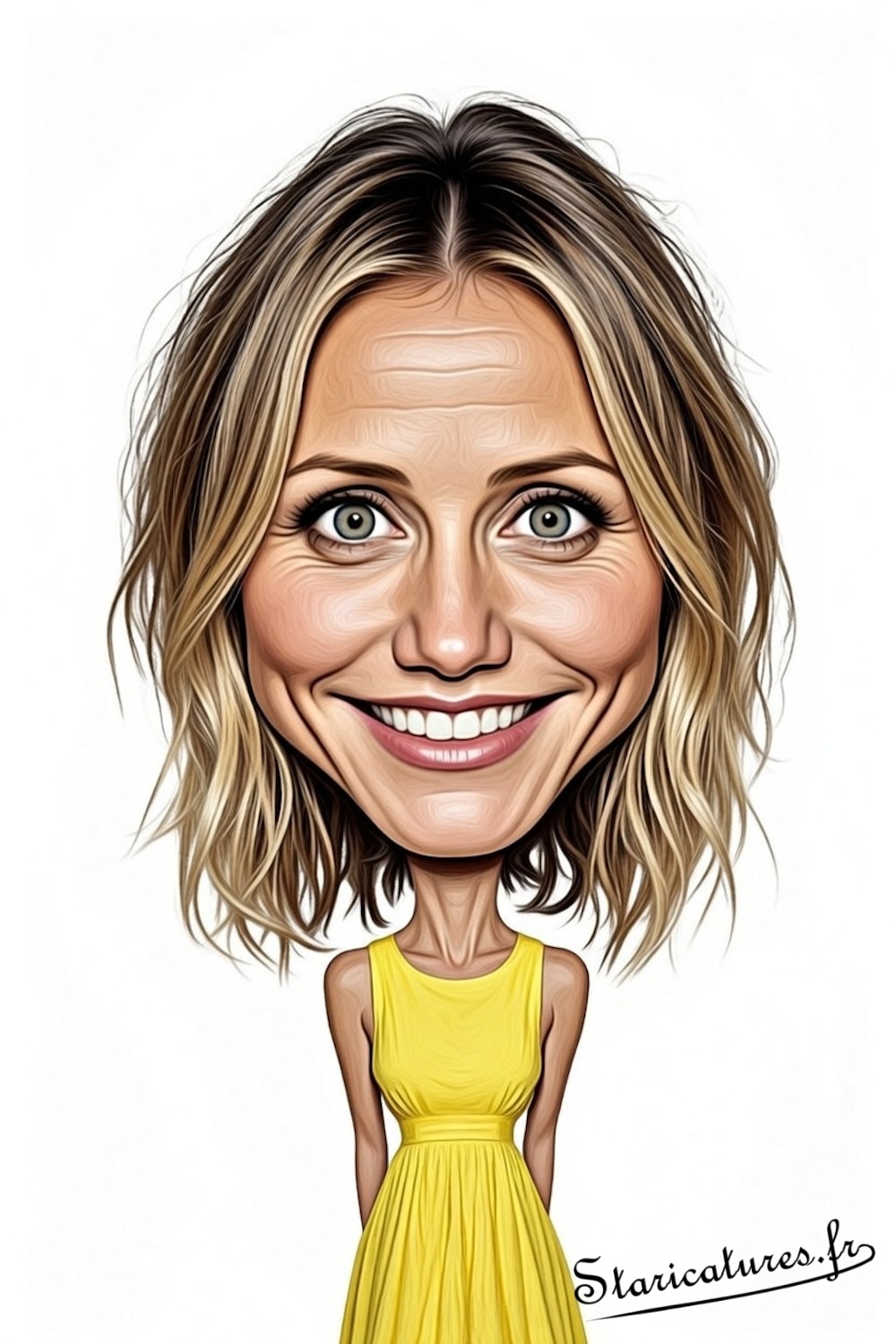 Caricature de Cameron Diaz